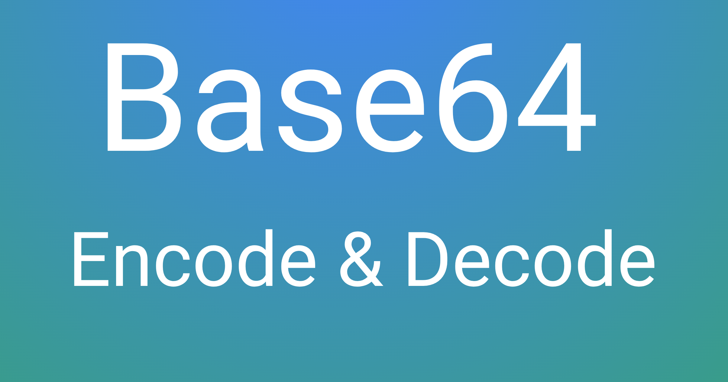 Base64 Encode And Decode - Online Free Base64 Encoding Tool